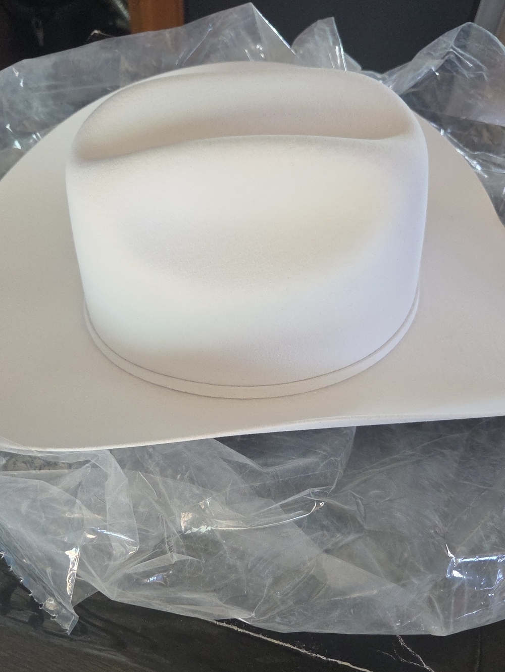 Rodeo Collection 5x White Cowboy Hat Western Hat 7 1/2 - Picture 6 of 7